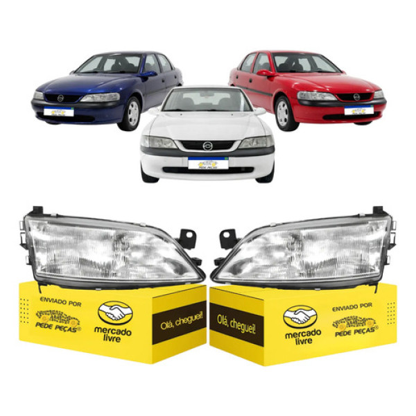 Par Farol Sinaleira Chevrolet Vectra 1996 1997 1998 Novo Ambos Lados