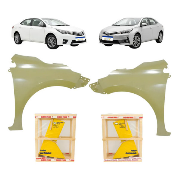 Par Paralama Toyota Corolla 2015 2016 2017 2018 A 2019