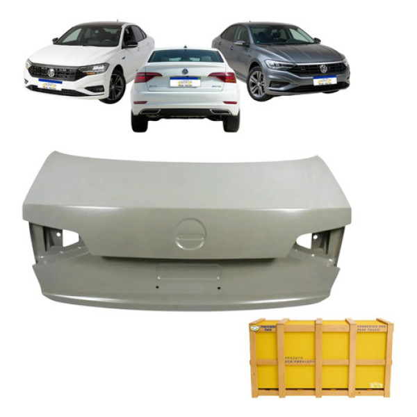 Tampa Traseira Vw Jetta 2019 2020 2021 2022 2023 2024 Cinza Para Pintura