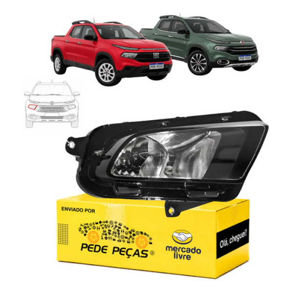 Farol Fiat Toro 2016 A 2021 Freedom Volcano Endurance Ranch