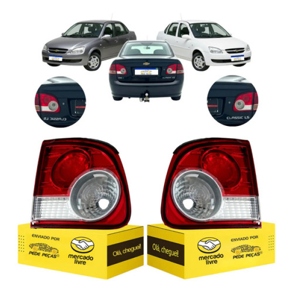Par Lanterna Tampa Gm Classic 2010 11 12 13 14 15 2016 Ambos Lados