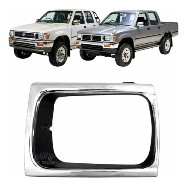 Aro Farol Toyota Hilux 1992 1993 1994 1995 A 2001 Cromado
