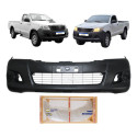 Parachoque Toyota Hilux 2012 2013 2014 2015 Cabine Simples Preto