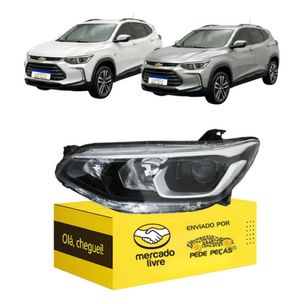 Farol Chevrolet Tracker 2020 2021 22 2023 2024 2025 S/led Le Esquerdo/motorista