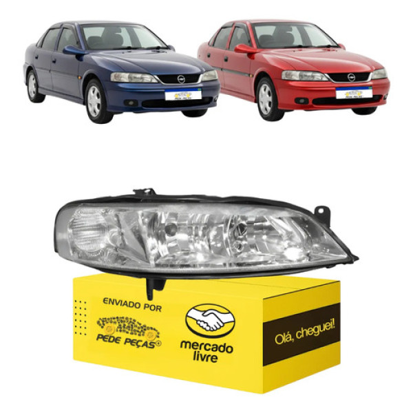 Farol Chevrolet Vectra 2000 A 2005 Gls Expression Novo Ld Direito/passageiro