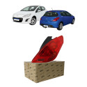 Sinaleira Peugeot 308 2011 A 2015 Lanterna Lado Carona S/led Direito/passageiro Vermelho