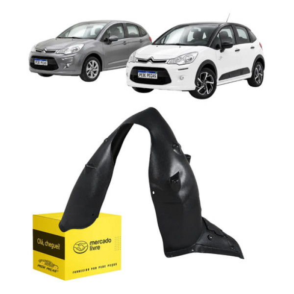 Parabarro Citroen C3 2013 14 15 16 17 18 19 2020 Esquerdo