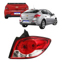 Par Lanterna Cruze 2011 2012 2013 2014 2015 2016 Hatch Novo Ambos Lados Vermelho