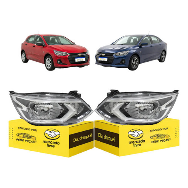 Par Farol Sinaleira Onix Plus Ltz 2020 2021 2022 A 2025 Novo Ambos Lados