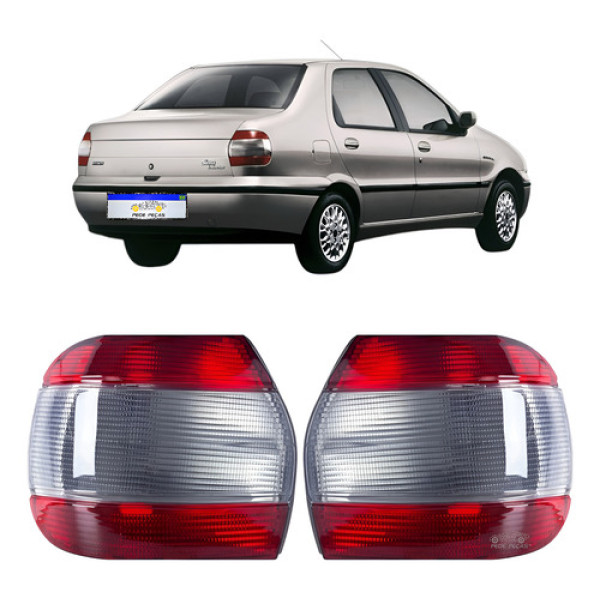 Lanterna Traseira Fiat Siena G1 1997 1998 1999 2000 Fume