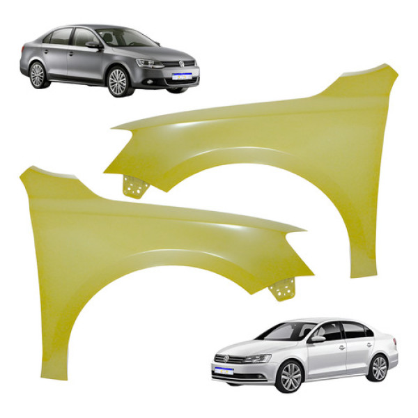 Paralama Esquerdo Metal Cinza Para Volkswagen Jetta 2011-2018 Pedepeças Amarelo
