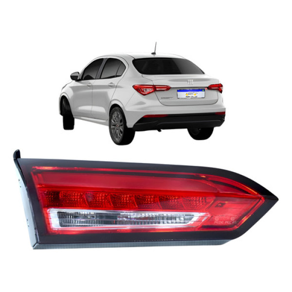Lanterna Tampa Cronos Cristal 2018 2019 2020 A 2025 Led Le Esquerdo/motorista Cristal