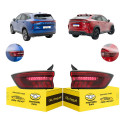 Par Lanterna Traseira Haval H6 Gt 2023 A 2025 Full Led Novo Ambos Lados Vermelho