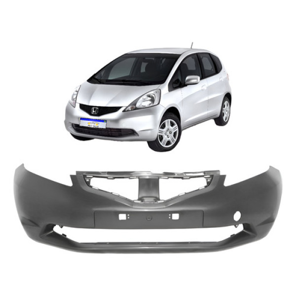 Parachoque Dianteiro Honda Fit 2009 2010 2011 2012 Novo Preto