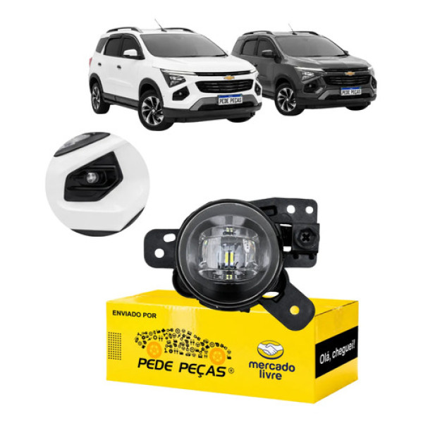 Farol Milha Led Gm Spin 2025 2026 Lt Ltz Premier Novo Ld Cristal
