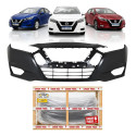 Parachoque Dianteiro Nissan Versa Advance Sense 2020 A 2023 Preto