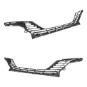 Kit Parachoque Peugeot 208 Style 2021 A 2024 C/friso Cromado Preto/cromado