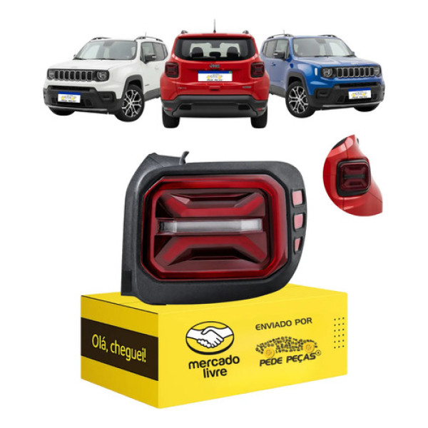 Lanterna Direita Jeep Renegade 2022 2023 2024 2025 2026 Led Direito/passageiro