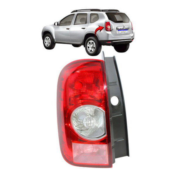 Lanterna Renault Duster 2011 2012 2013 2014 2015 L.e Nova Esquerdo Vermelho