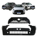 Kit Parachoque Grade Central Corolla Cross 2022 A 2024 Black Preto Black