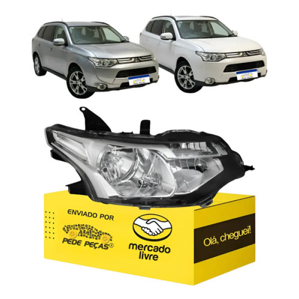 Sinaleira Direita Mitsubishi Outlander 2014 2015 S/projetor Direito/passageiro