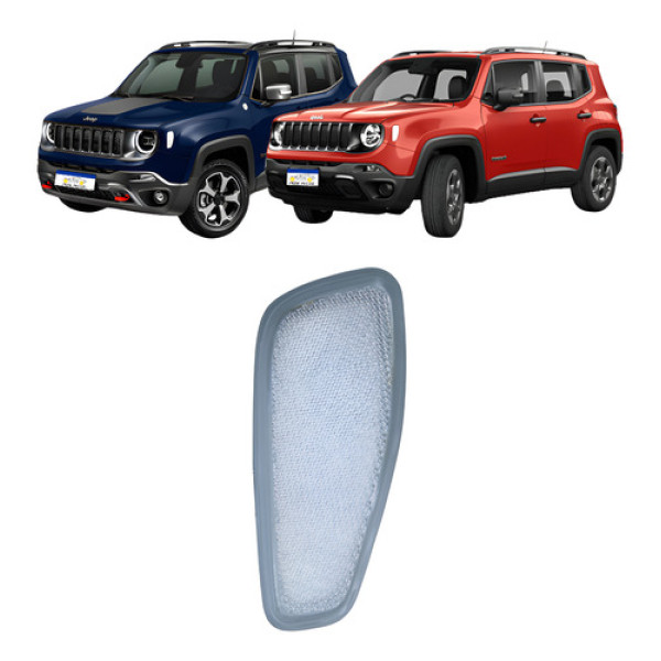 Refletor Paralama Renegade 2016 2017 2018 2019 A 2025 Le  Branco Esquerdo/motorista