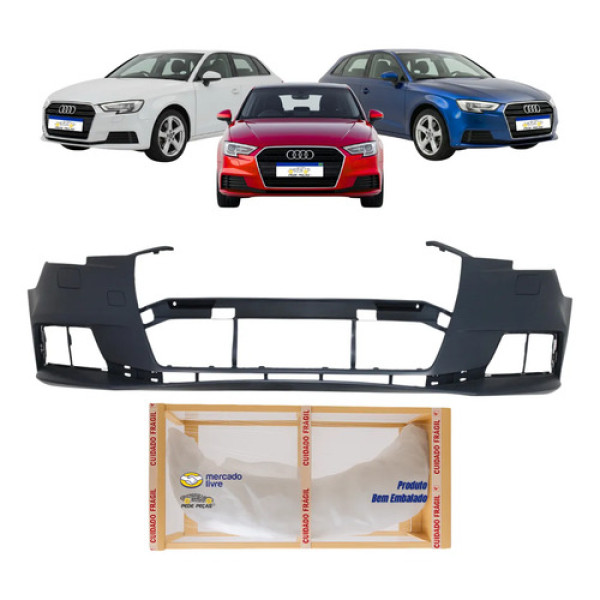 Parachoque Audi A3 Sportback 2016 2017 2018 2019 Cinza