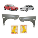 Par Paralama Vw Bora 2008 2009 2010 2011 C/f Pisca