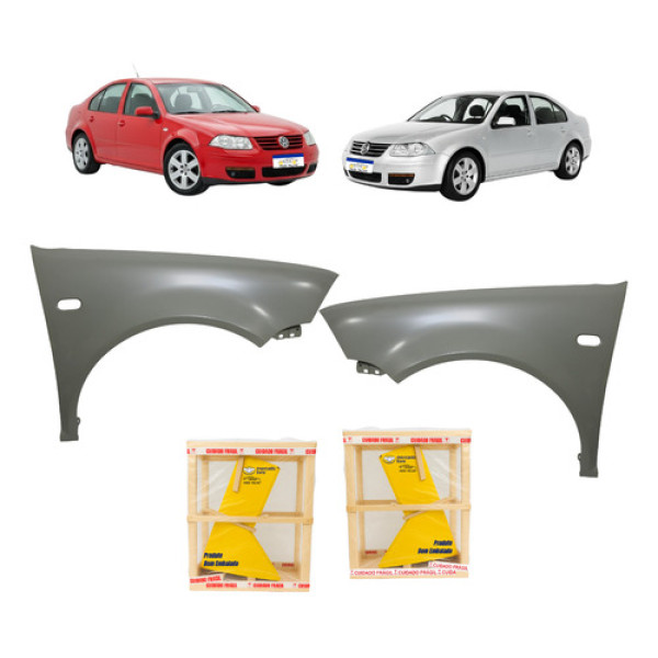Par Paralama Vw Bora 2008 2009 2010 2011 C/f Pisca