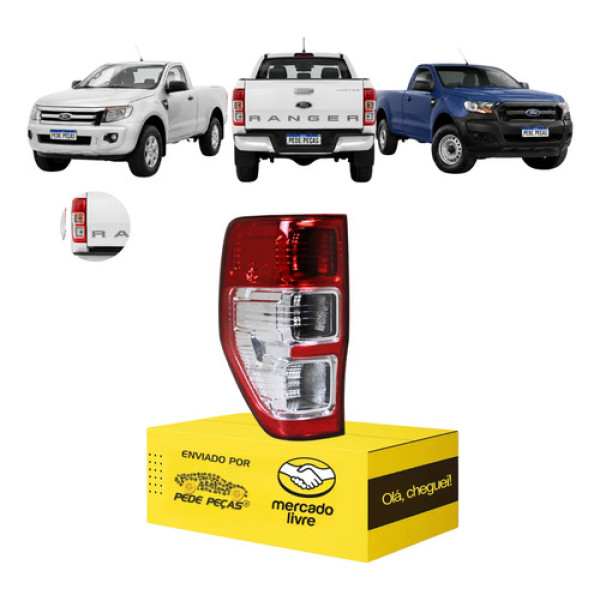 Lanterna Ranger 2013 2014 2015 2016 2017 2018 2019 A 23 Le Esquerdo Vermelho