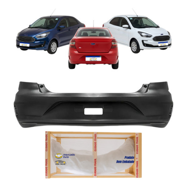 Parachoque Traseiro Ka Sedan 2019 2020 2021 Novo