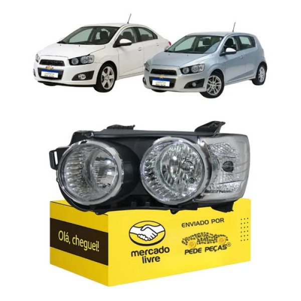 Farol Sinaleira Gm Sonic 2012 2013 2014 Lt Ltz Effect Le Esquerdo/motorista
