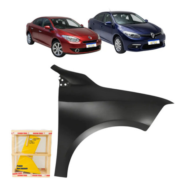 Paralama Renault Fluence 2011 2012 2013 2014 A 2018 Gt Novo