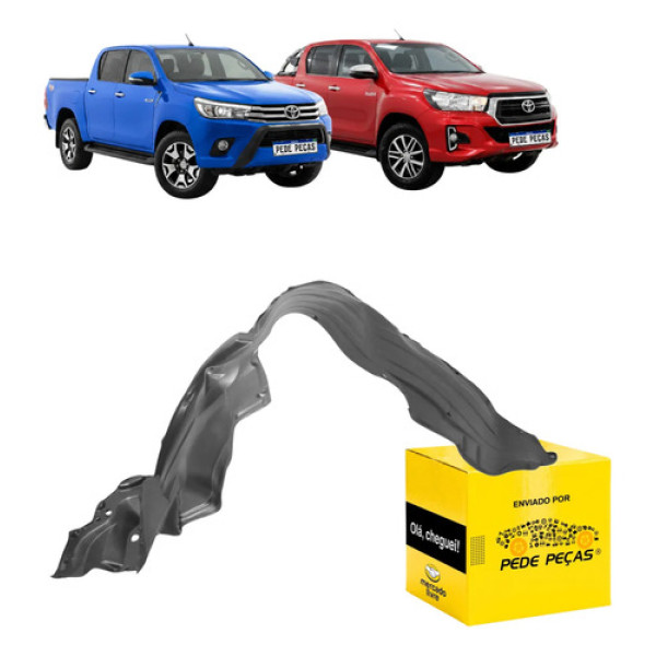 Parabarro Lameiro Dianteiro Hilux 2016 17 18 19 2020 Ld