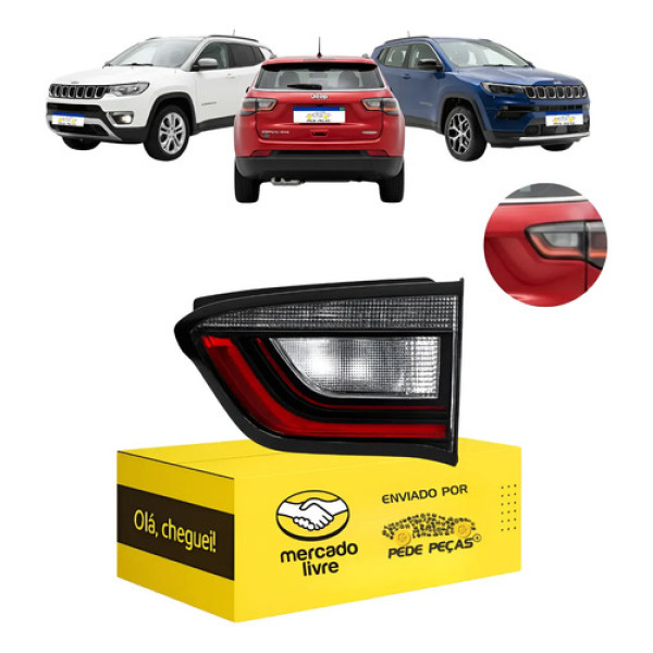 Lanterna Sinaleira Tampa Compass 2022 23 24 25 2026 C/led Ld Direito/passageiro