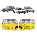 Par Farol Vw Gol Saveiro Parati 2000 01 02 A 2005 Foco Duplo Ambos Lados