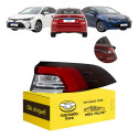 Lanterna Traseira Corolla 2020 A 2026 Canto C/led Ld Direito/passageiro Vermelho