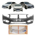 Parachoque Dianteiro Honda Civic G10 2017 2018 2019 Preto