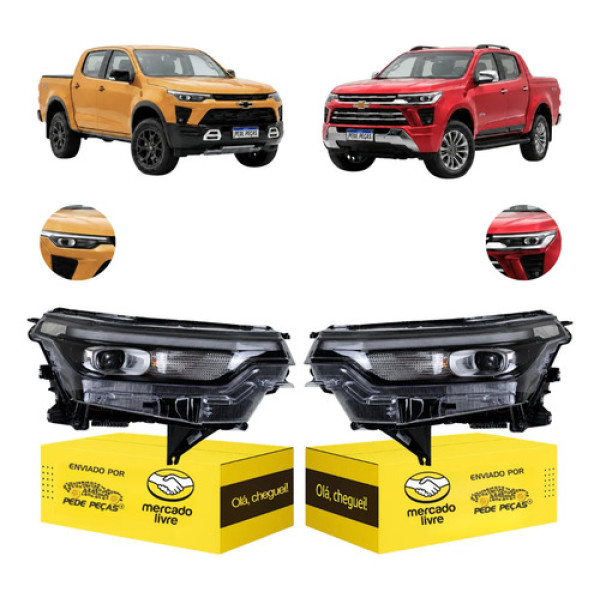 Par Farol Gm S10 Trailblazer High Country Ltz 2025 2026 2027 Ambos Lados