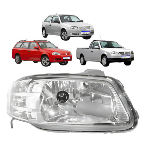 Farol Vw Gol Saveiro Parati G4 2006 2007 A 2013 Direito Novo Direito