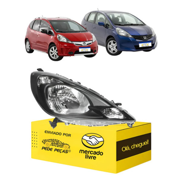 Farol Sinaleira Honda Fit Twist Cx 2013 2014 Elétrico Ld Direito/passageiro