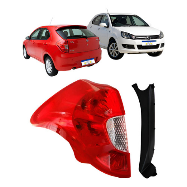 Lanterna Com Suporte Jac J3 Hatch 2011 A 2015 Com Lampada Le Esquerdo/motorista Esquerdo
