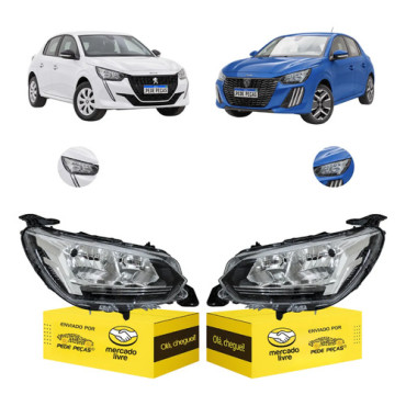 Farol Peugeot 208 20...