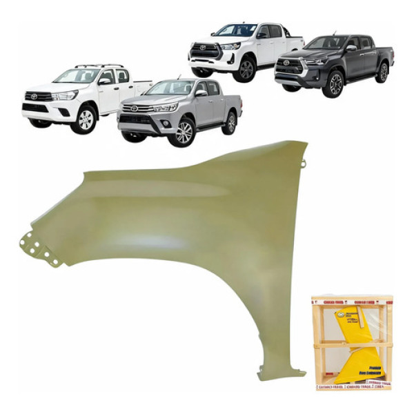 Paralama Toyota Hilux 2016 2017 2018 2019 2020 2021 2022 23