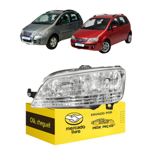 Farol Sinaleira Fiat Idea 2006 2007 2008 2009 2010 Esquerdo Esquerdo/motorista