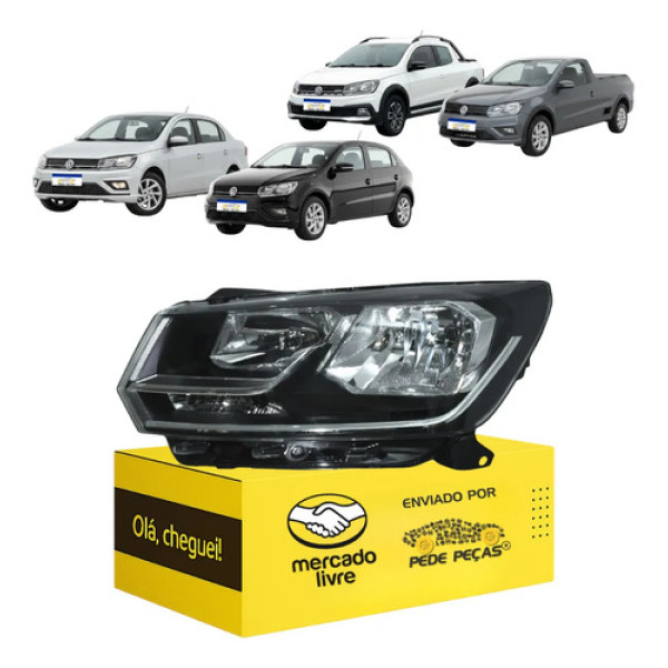 Farol Sinaleira Gol Voyage G8 Saveiro G7 2017 A 21 22 23 Le Esquerdo/motorista
