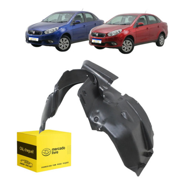 Parabarro Dianteiro Esquerdo Fiat Grand Siena 2012 A 2021