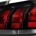 Lanterna Traseira Peugeot 208 2021 A 2024 Style Ld Direito/passageiro Preta/vermelha