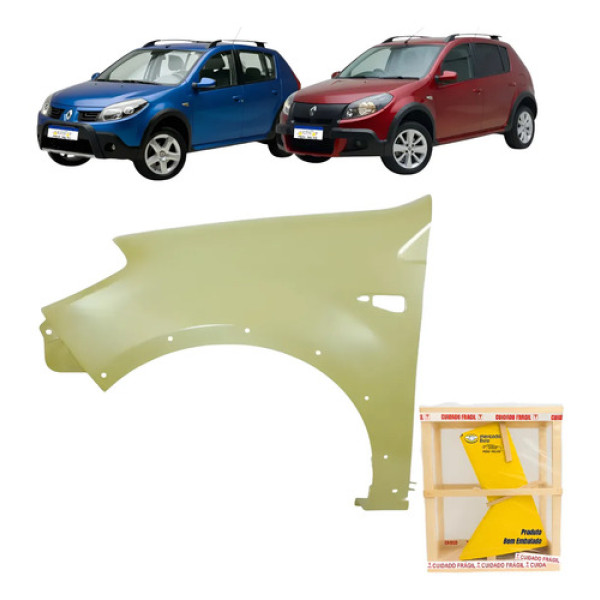 Paralama Novo Sandero Stepway Le 2008 2011 2012 2014
