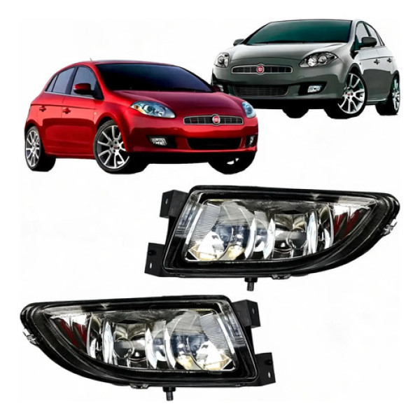 Farol Milha Fiat Bravo 2011 2012 2013 2014 2015 2016 Novo